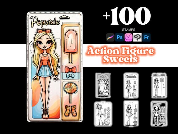 100 Action Figures Sweets Procreate: A Comprehensive Guide for Digital Artists