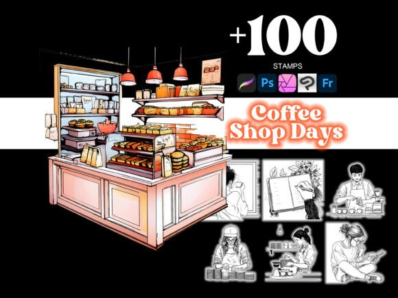 100 Coffee Shop Days Procreate: Your Creative Boost for Coffee-Inspired Art