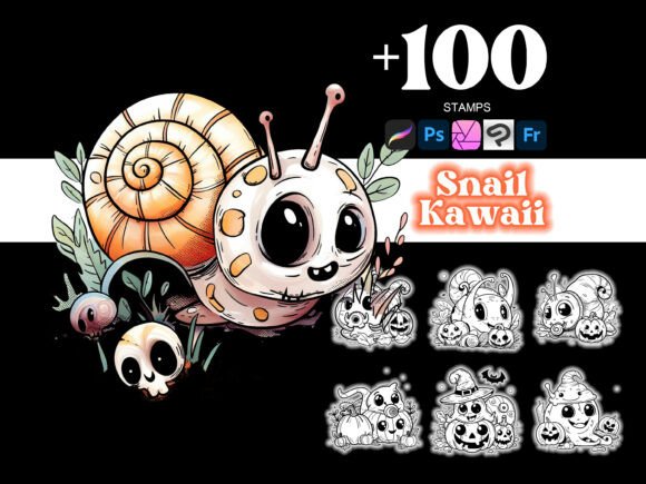 100 Snail Halloween Procreate: Elevate Your Seasonal Digital Art