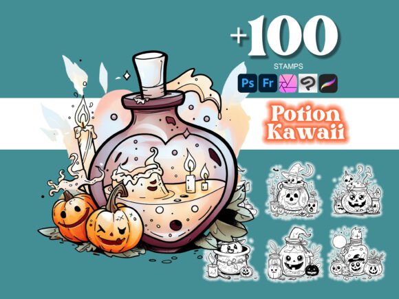 Integrating 100 Potion Halloween Photoshop Brushes into Professional Creative Workflows