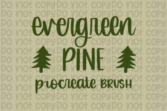 Mastering Organic Flow with the Evergreen Pine Procreate Lettering Brush