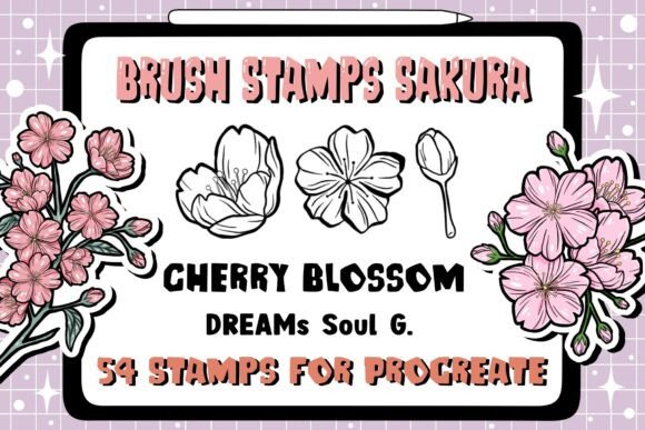 Transform Your Digital Art: Mastering the Sakura Procreate Brush Stamp Set